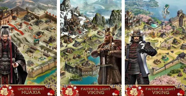 Gameplay screenshot from clash of kings wonder falls for Android