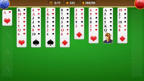 Gameplay screenshot from classic freecell solitaire for Android