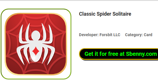classic spider solitaire