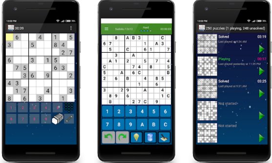 Gameplay screenshot from classic sudoku pro no ads for Android