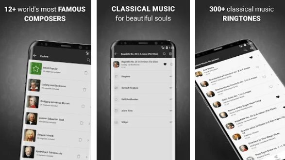 Gameplay screenshot from classical music ringtones for Android