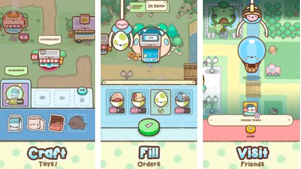 Gameplay screenshot from clawbert to town for Android