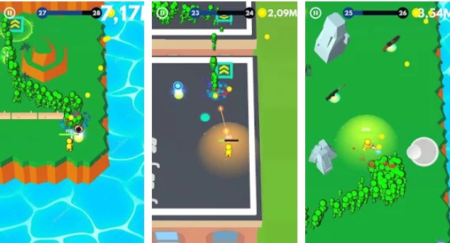 Gameplay screenshot from clean the roofs for Android