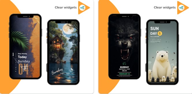 Gameplay screenshot from clear widgets for Android