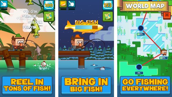 clickbait tap to fish MOD APK Android