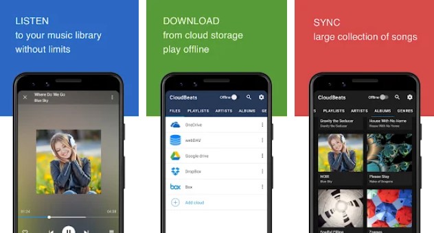 cloudbeats offline e player de música em nuvem MOD APK Android
