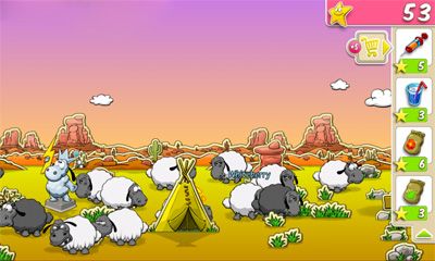 Gameplay screenshot from clouds and sheep for Android