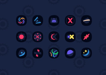 cluster icon pack MOD APK Android
