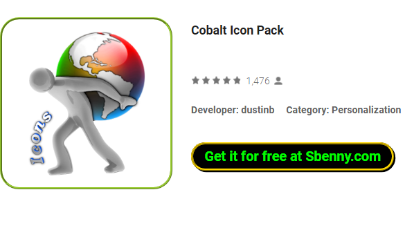 paquete de iconos de cobalto