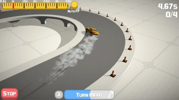 Gameplay screenshot from code racer for Android