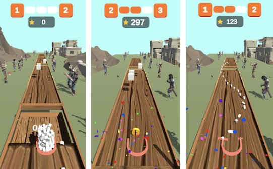 Gameplay screenshot from collect balls ball picker 3d for Android