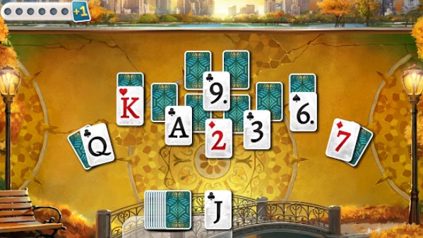 Gameplay screenshot from collector solitaire for Android