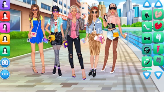 Gameplay screenshot from college girls team makeover for Android