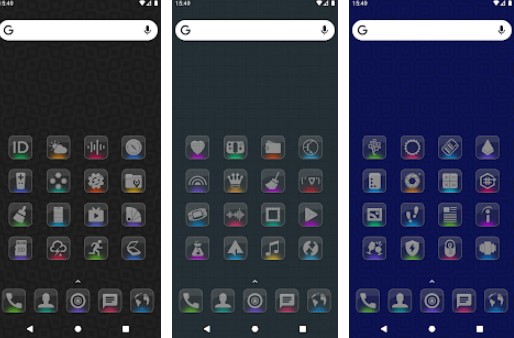 színes fényes ikoncsomag MOD APK Android