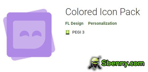 farbiges Icon-Paket