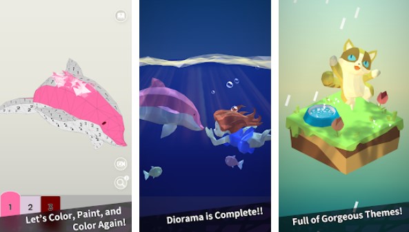 coloring diorama paid color by number MOD APK Android