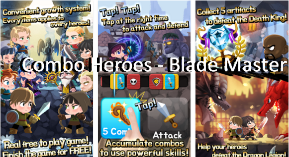 heróis de combinação Blade Master