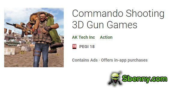 kommandós lövöldözős 3D fegyveres játékok