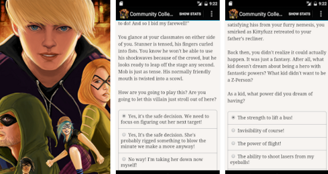 Gameplay screenshot from community College hero for Android