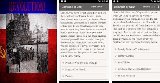 Gameplay screenshot from comrade or czar for Android