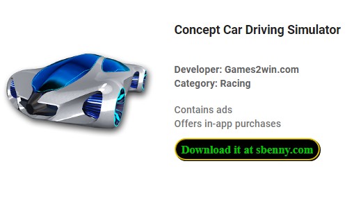 simulateur de conduite de voiture de concept