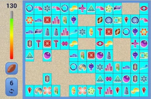Gameplay screenshot from connect colorful casual game for Android