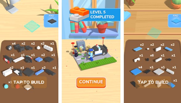 Gameplay screenshot from construction set satisfying constructor game for Android