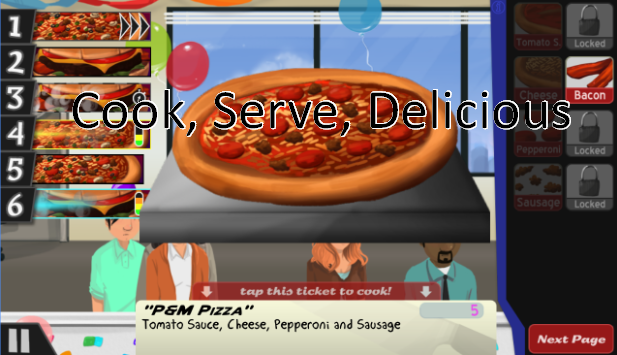 cook serve delicious