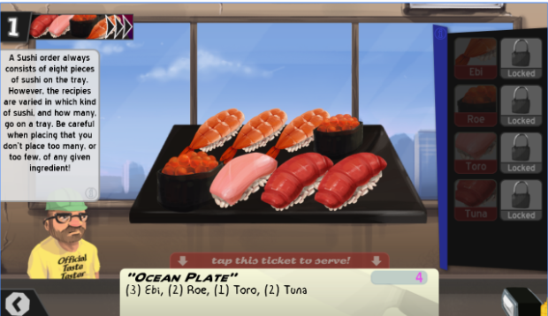 Gameplay screenshot from cook serve delicious for Android