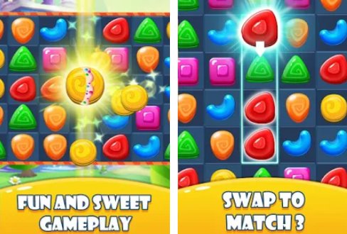 Gameplay screenshot from cookie jelly match for Android