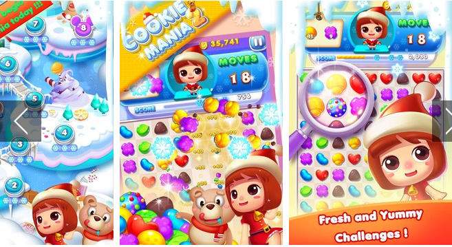 Gameplay screenshot from cookie mania 2 for Android