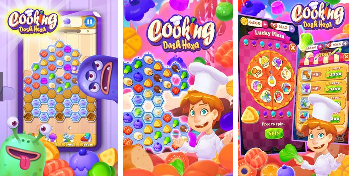 Gameplay screenshot from cooking dash hexa for Android