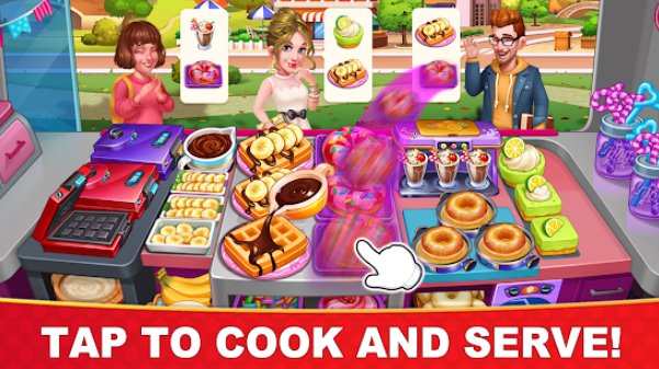 Gameplay screenshot from cooking hot craze restaurant chef cooking games for Android