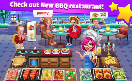Gameplay screenshot from cooking idol a chef restaurant cooking game for Android