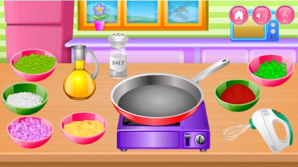 Gameplay screenshot from cooking in the kitchen for Android