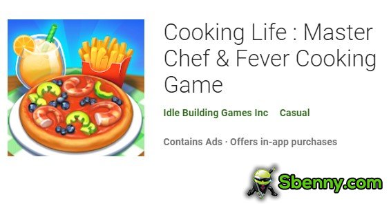 Cooking life master chef e gioco di cucina per la febbre
