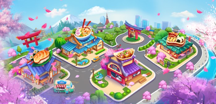 Gameplay screenshot from cooking love premium cooking game madness fever for Android