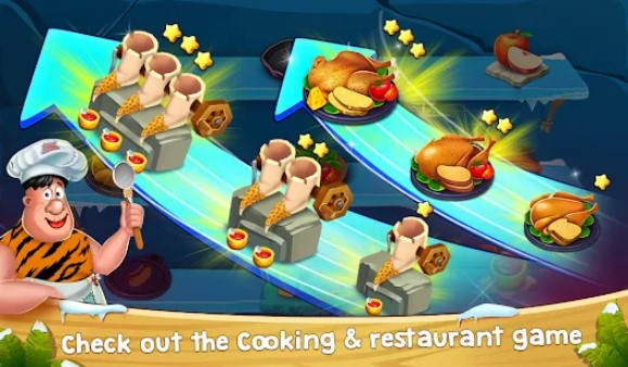Gameplay screenshot from cooking madness restaurant chef ice age game for Android