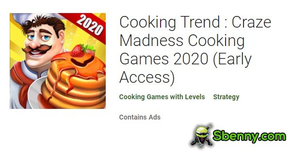 cooking trend craze madness cooking games 2020