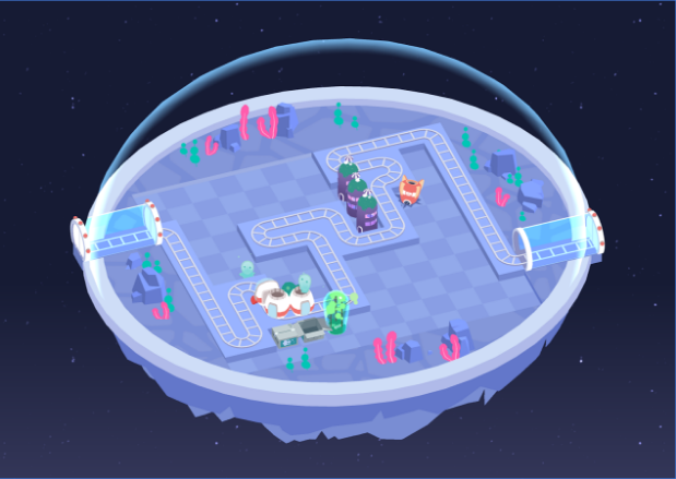 Gameplay screenshot from cosmic express for Android