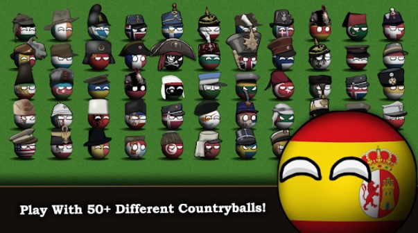 Gameplay screenshot from countryball europe 1890 for Android