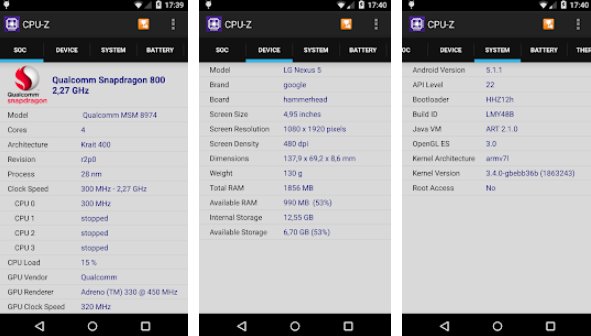 cpuz MOD APK Android