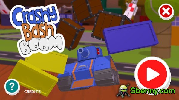 crashy bash boom tanque de juguete smash em up para niños