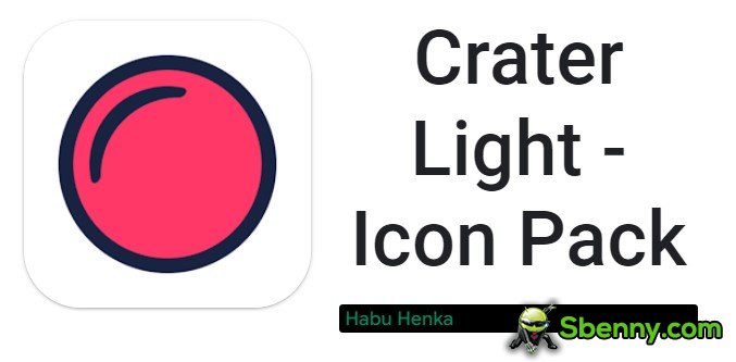 pack d'icônes de lumière de cratère