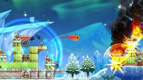 Gameplay screenshot from crazy chicken strikes back for Android