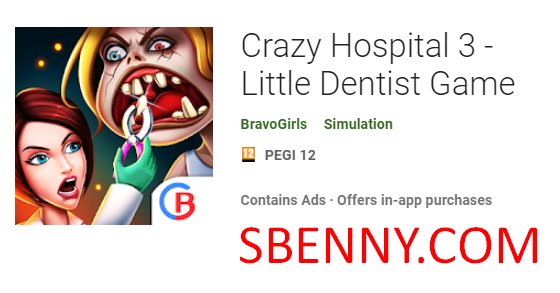 pazzo ospedale 3 piccolo gioco dentista