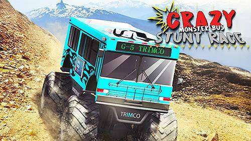 crazy monster bus stunt race