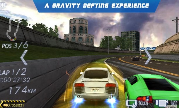 Gameplay screenshot from crazy racer 3d endless race for Android