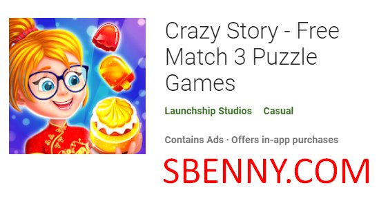 crazy story free match 3 puzzle games