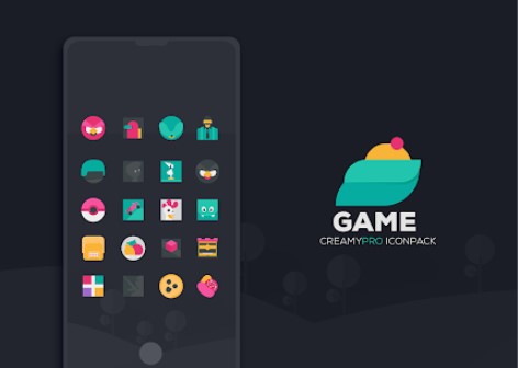 creamypro icon pack MOD APK Android